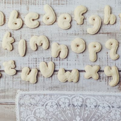 How to Make Lunchbox Letter Biscuits ~ Sugar Cookie Letters