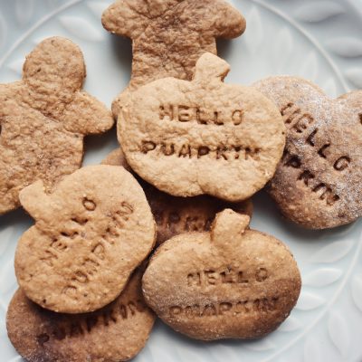 Pumpkin Oat Gingerbread Cookies